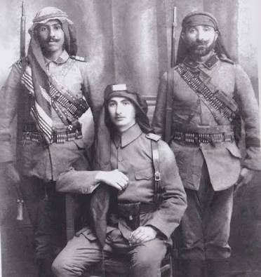 Arab officers in the Ottoman army