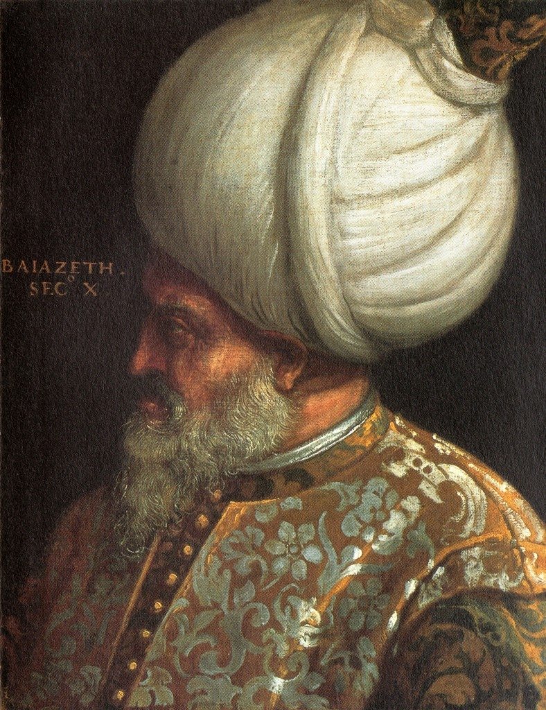 A portrait of Sultan Bayezid II by late Renaissance artist Paolo Veronese.