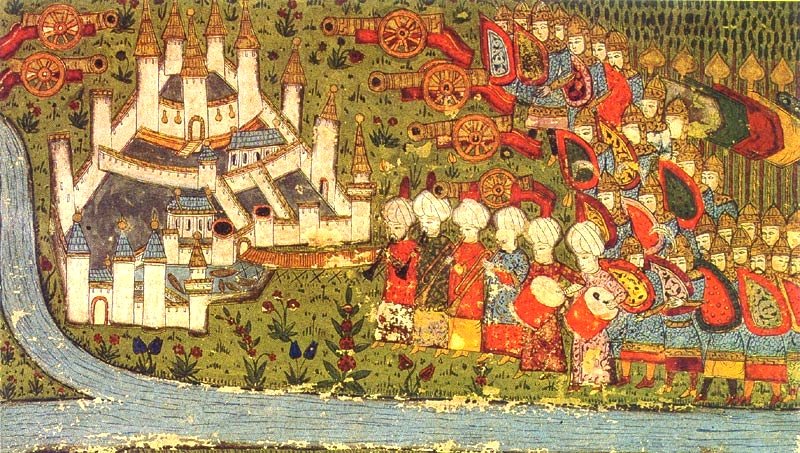 Ottoman miniature of the Siege of Belgrade.