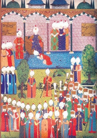 Kanuni Sultan Süleyman'ın cülusu (Süleymanname)