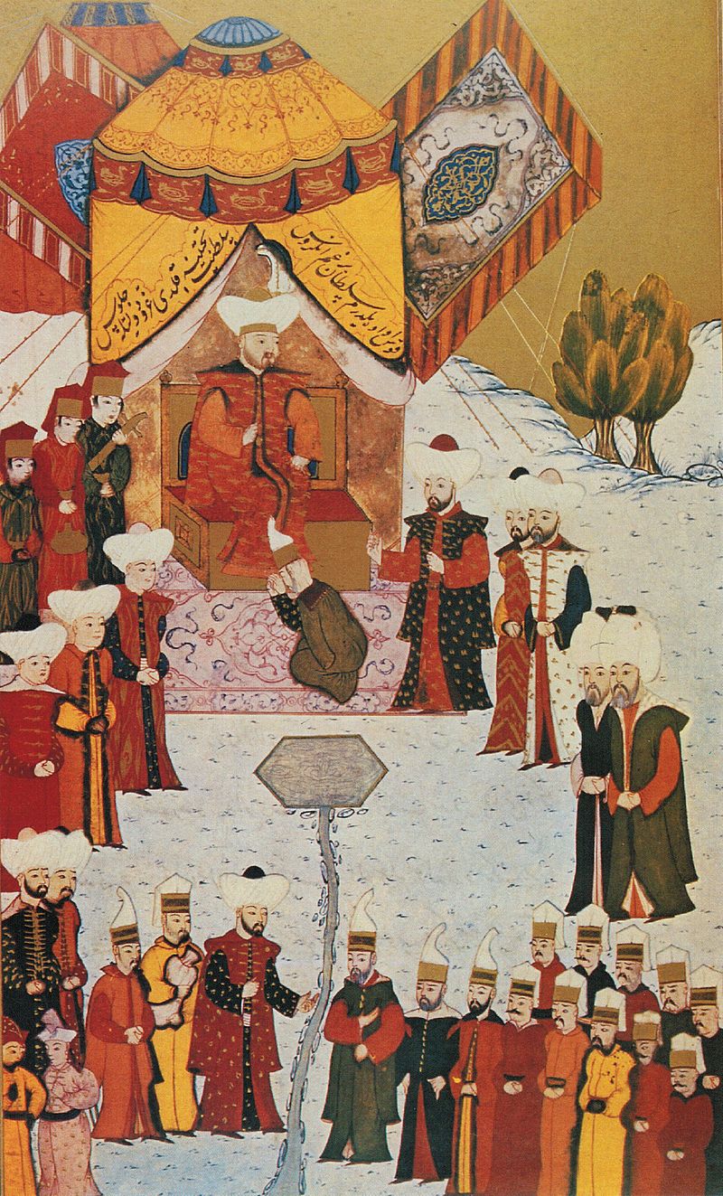 Yıldırım Sultan Bayezid'in Kosova'daki cülusu