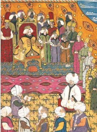 Sultan III. Mustafa huzur dersinde