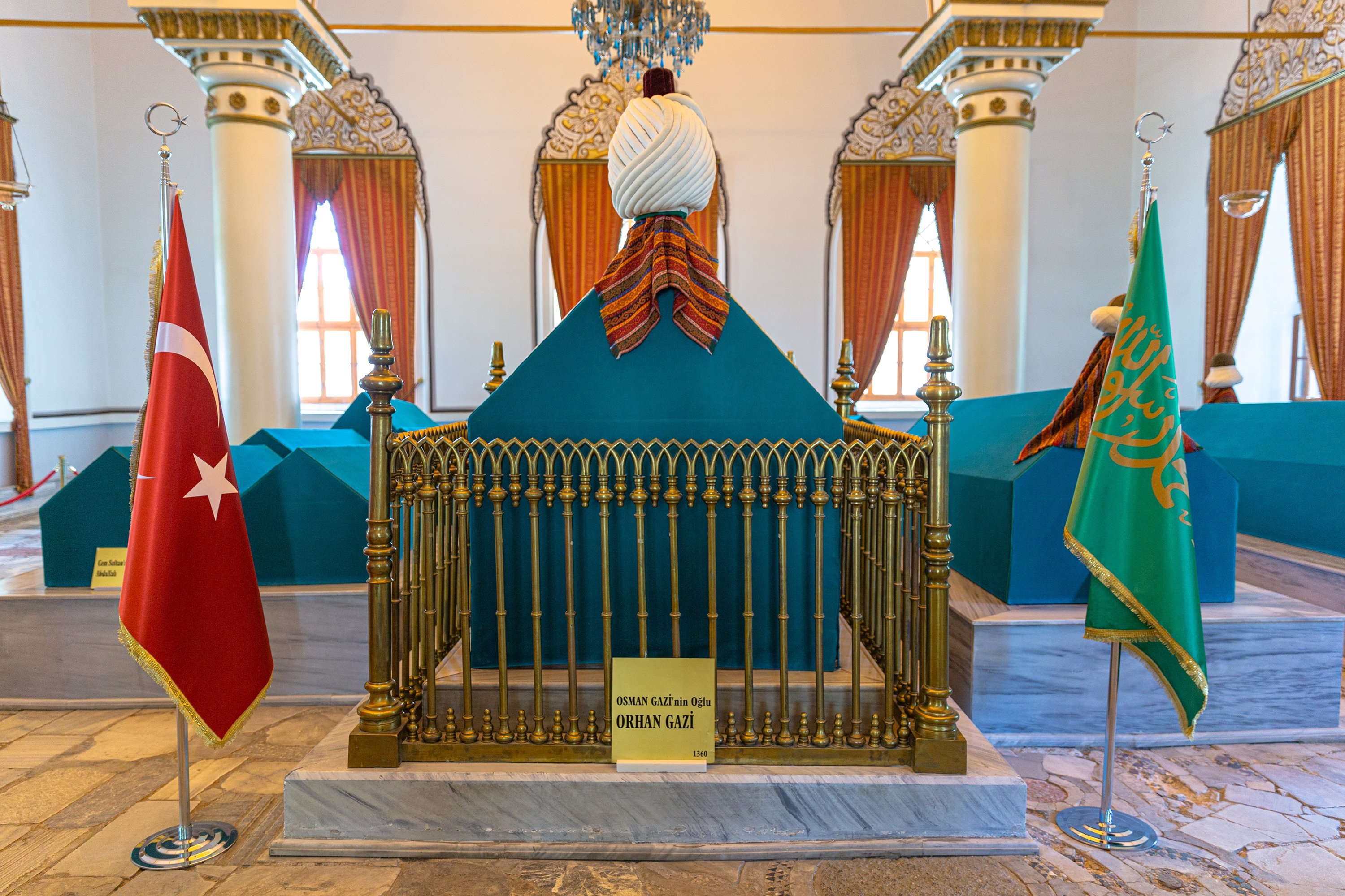 A view from the tomb of Orhan Ghazi in Bursa, western Turkey, 2014. 