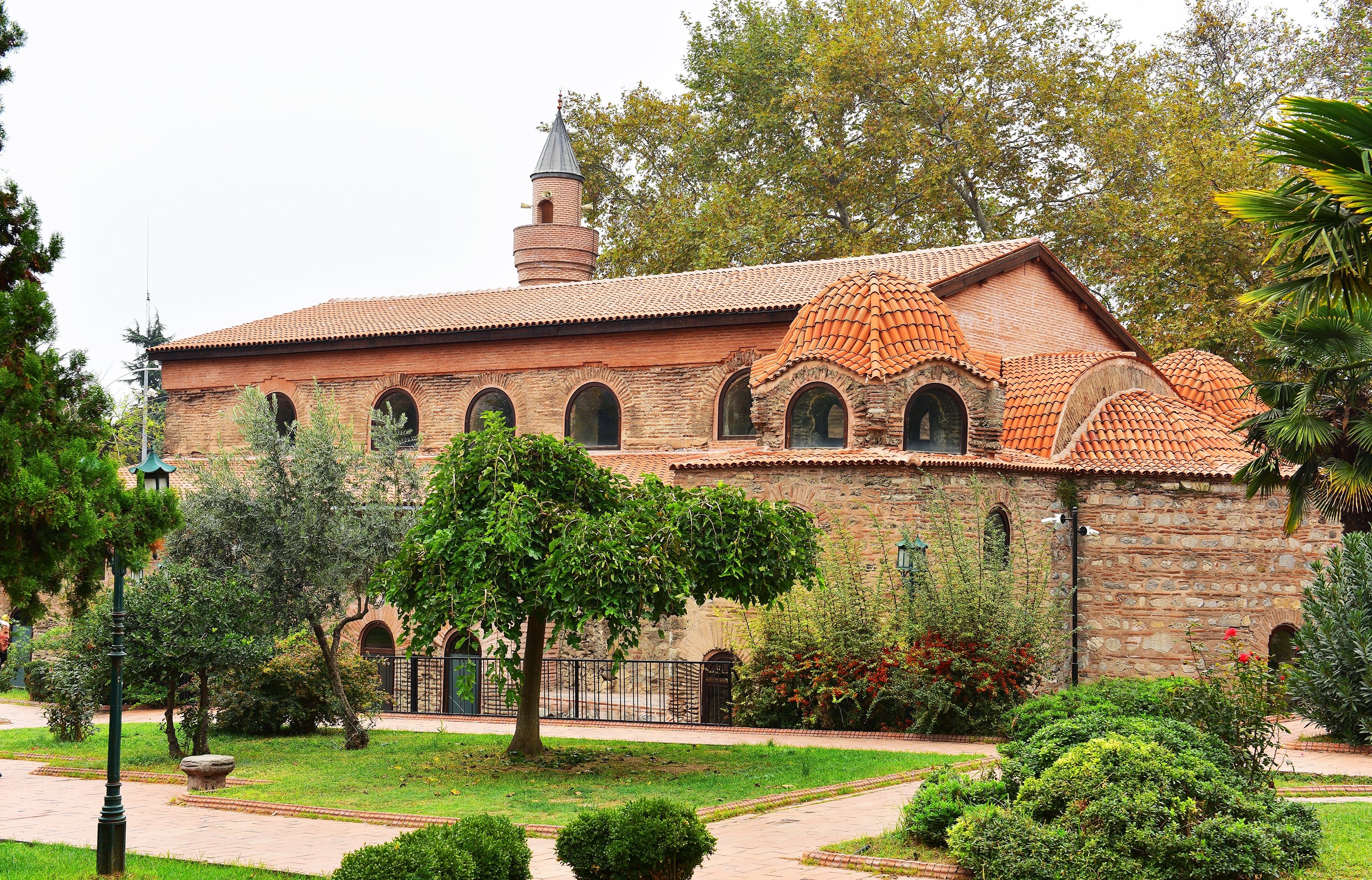 A view from the Church of Hagia Sophia in Iznik, which was converted into a mosque during the reign of Orhan Ghazi, Bursa, western Turkey. 