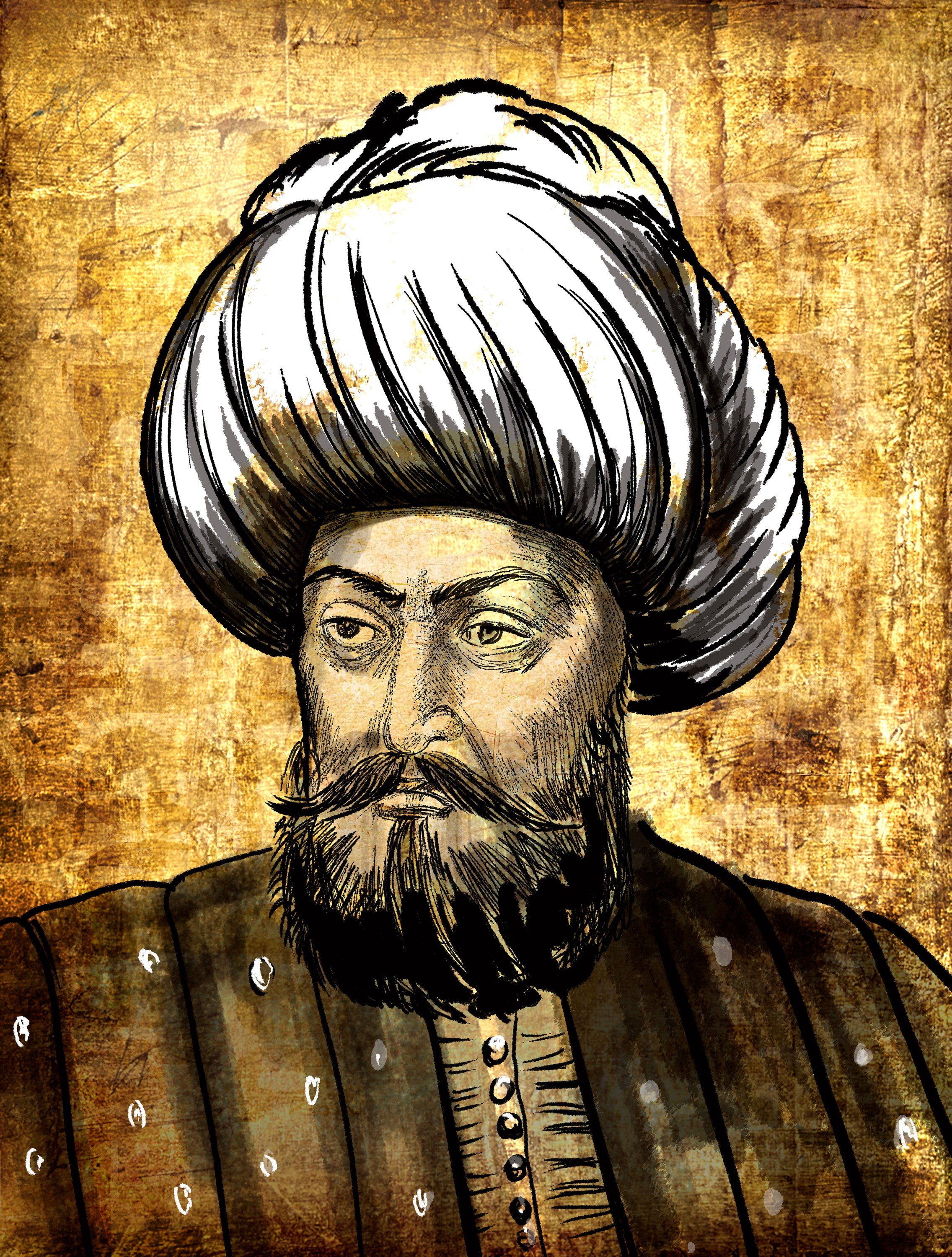 An illustration of Orhan I.