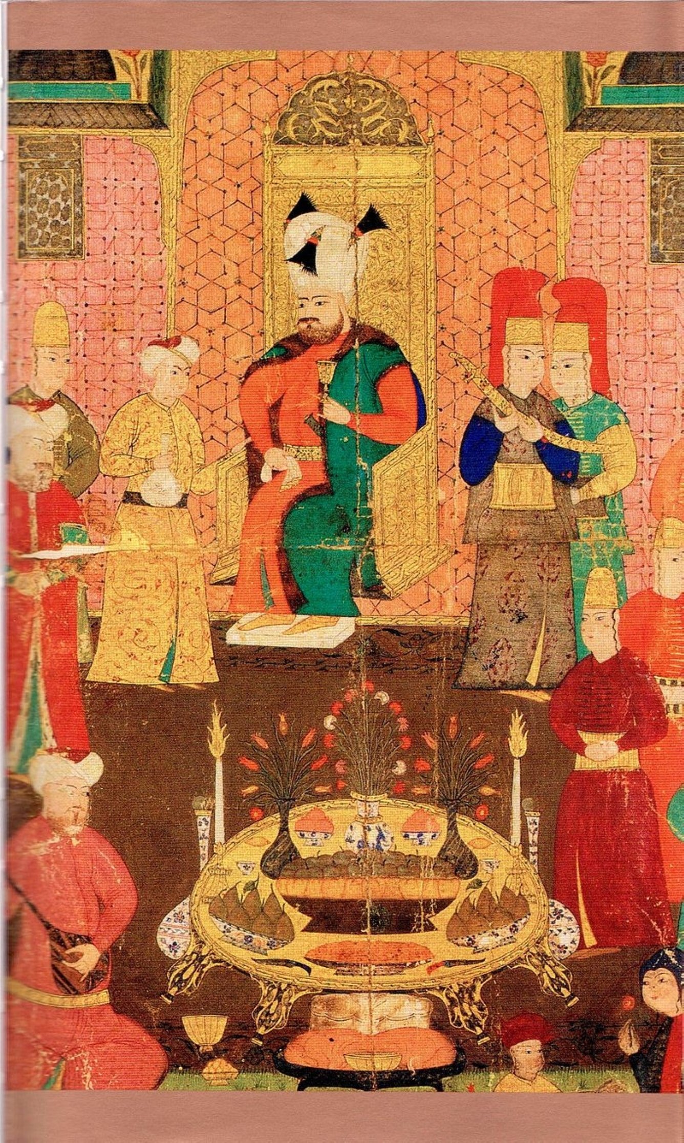 A miniature depicts Sultan Murad IV. 