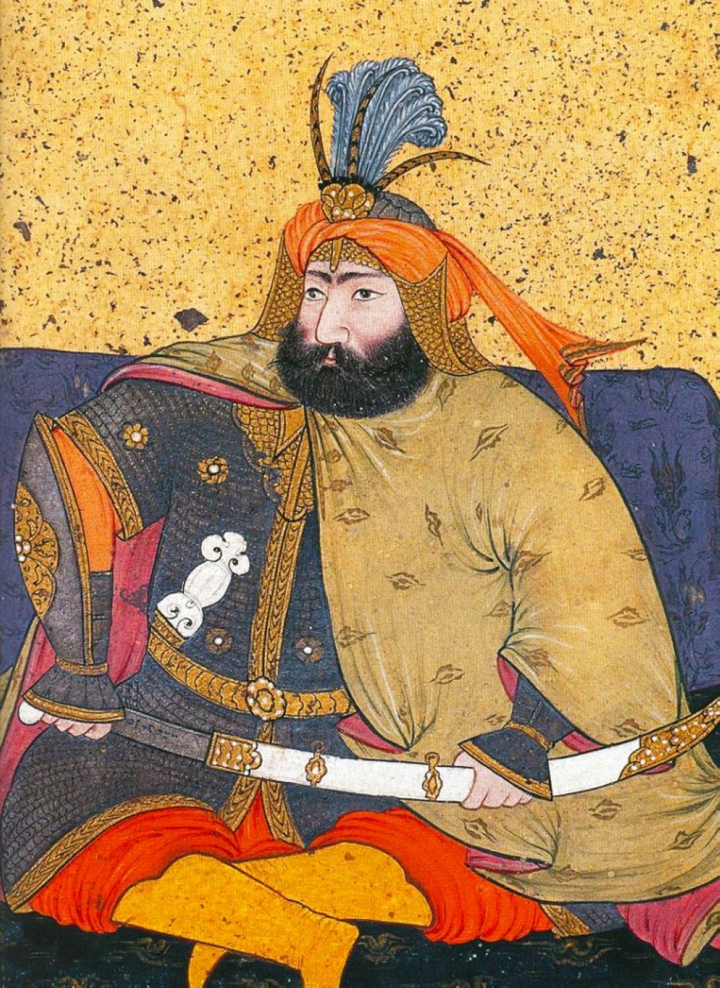 A miniature depicts Sultan Murad IV.