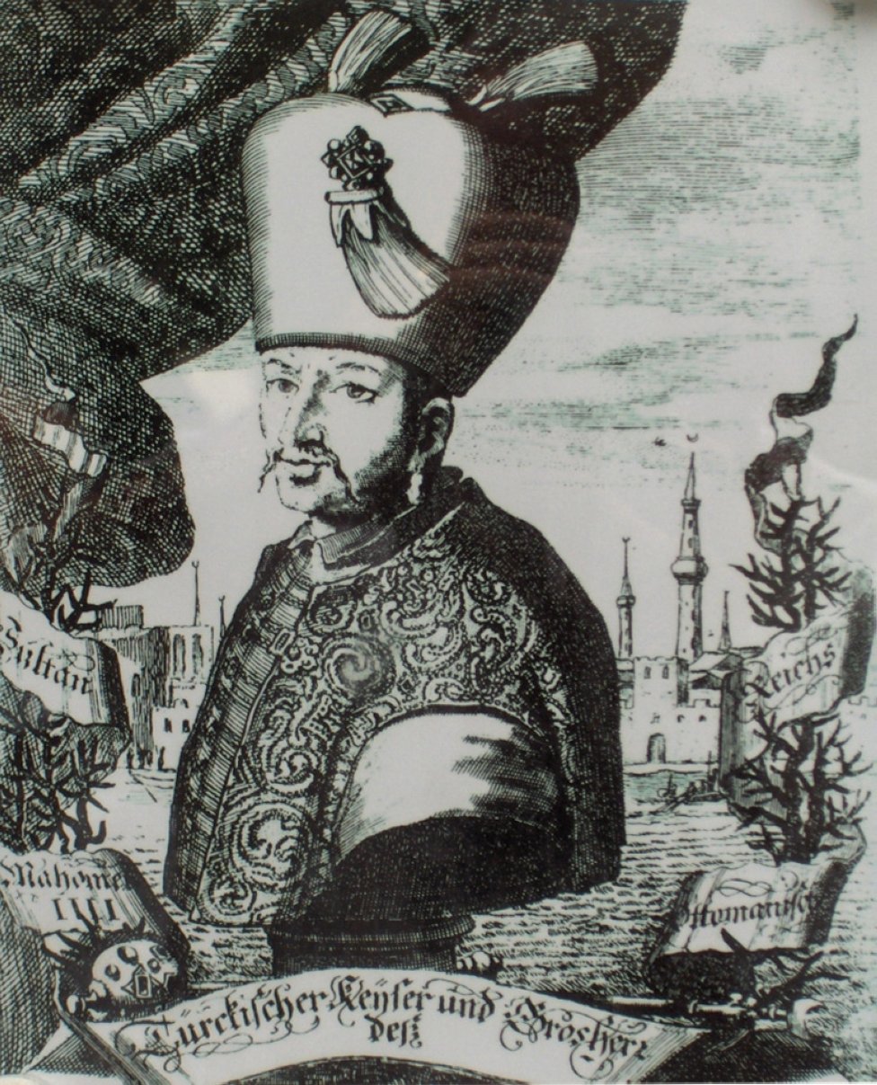 A portrait of Sultan Mehmed IV.