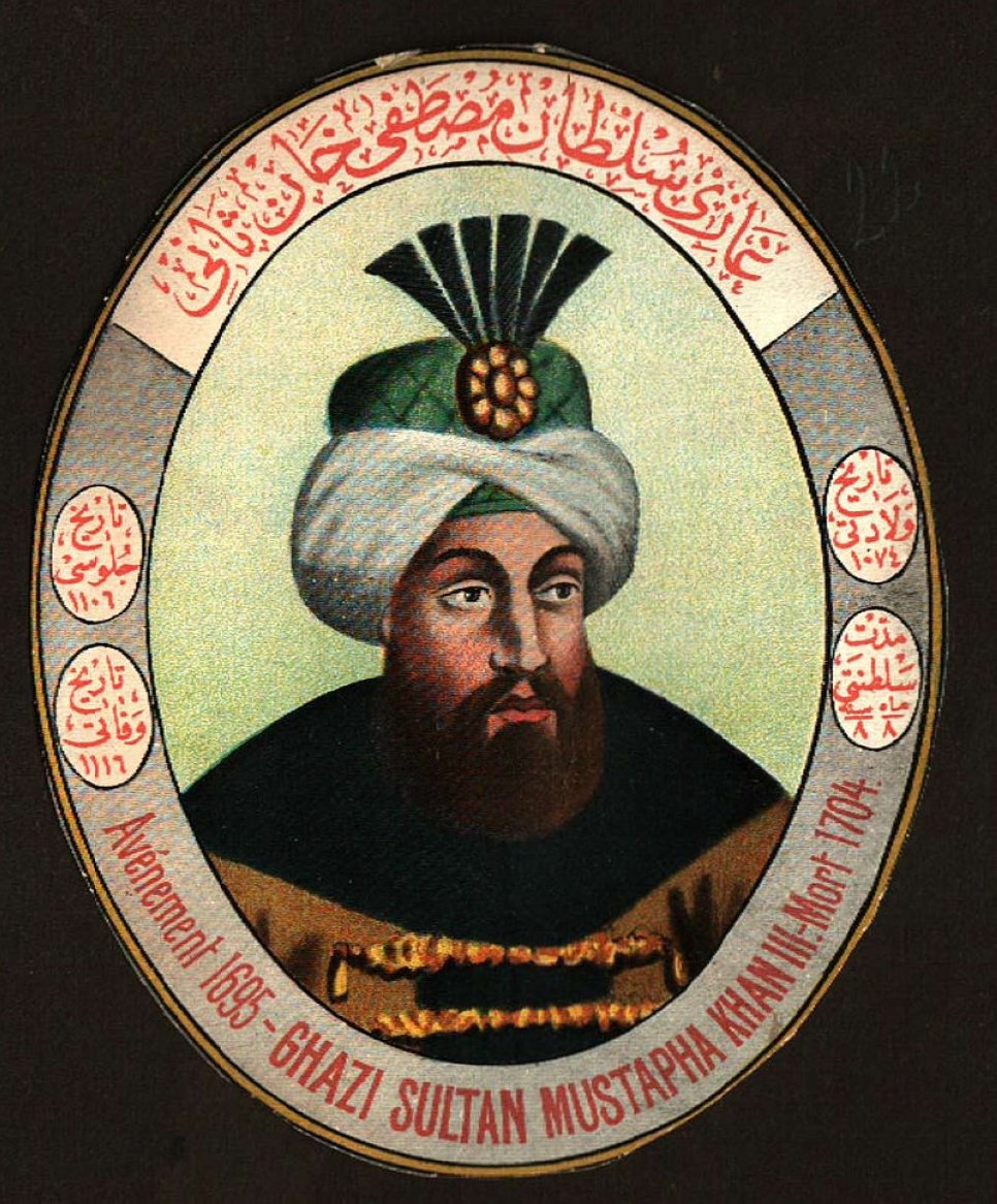 A portrait of Sultan Mustafa II.