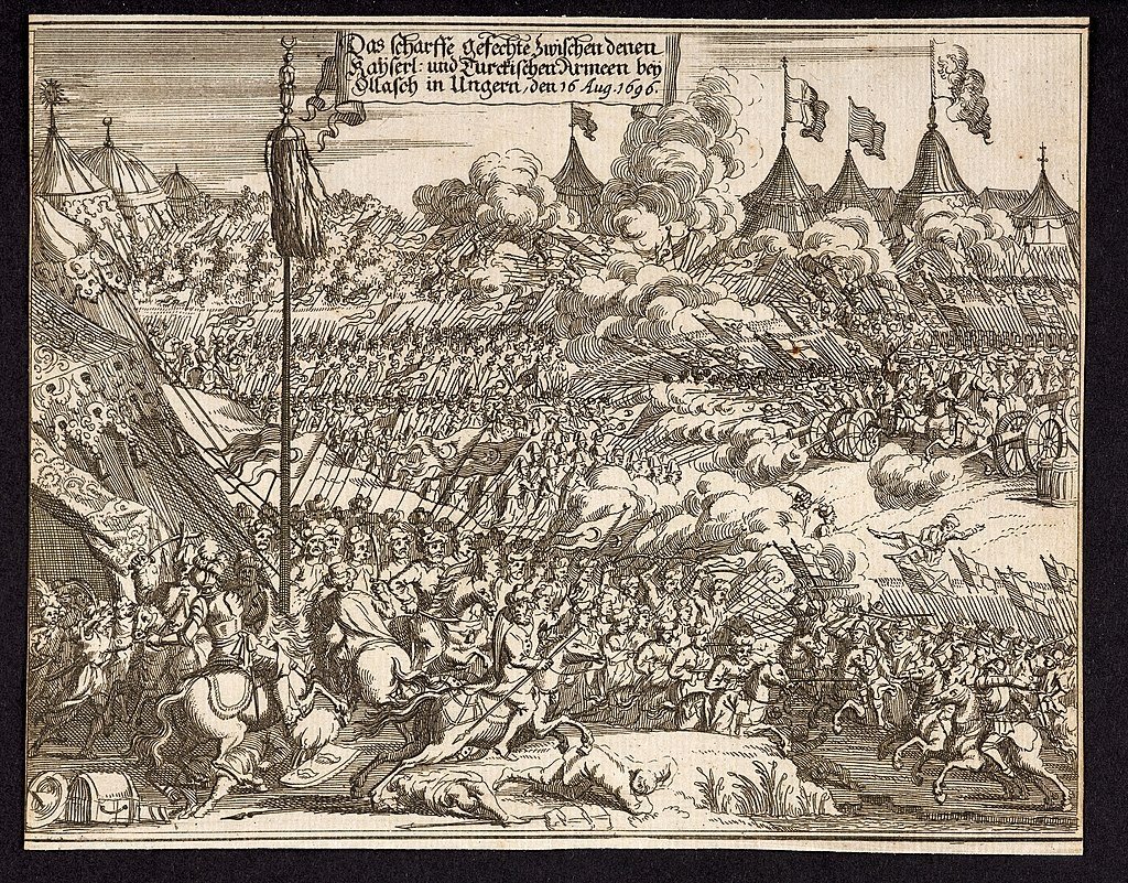 A depiction of the battle in Olasch.