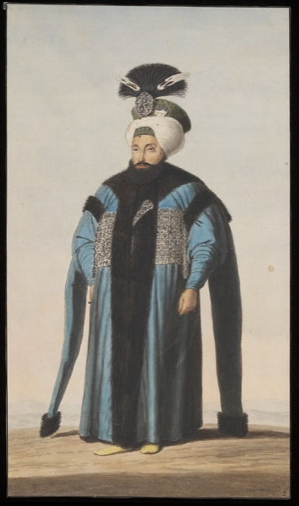 A depiction of Sultan Mahmud II. 