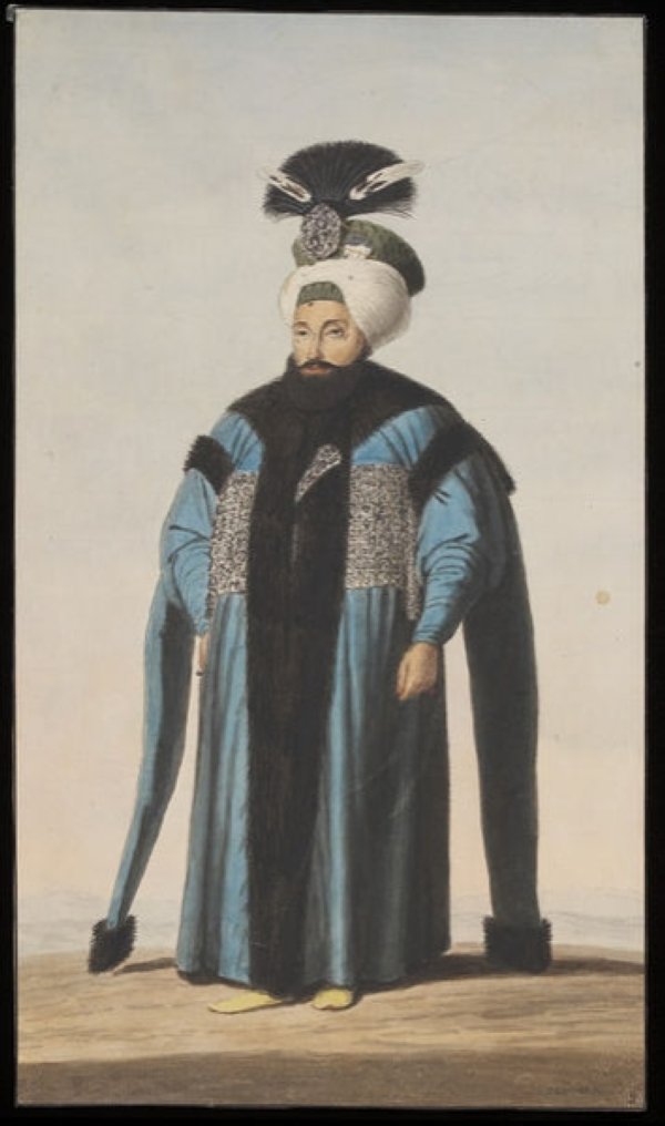 A depiction of Sultan Mahmud II.