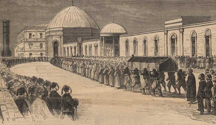 Sultan Aziz'in cenazesi