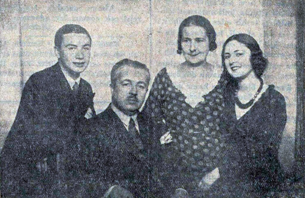 Keriman Halis ve Ailesi 7.2.1933 Cumhuriyet