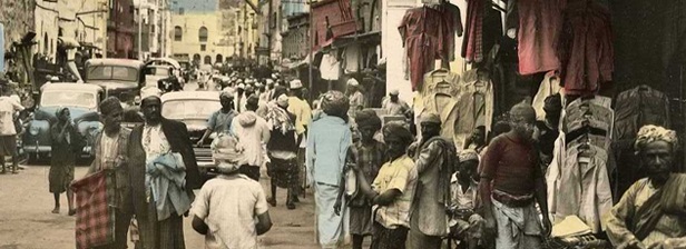 Eski Yemen’de bir çarşı