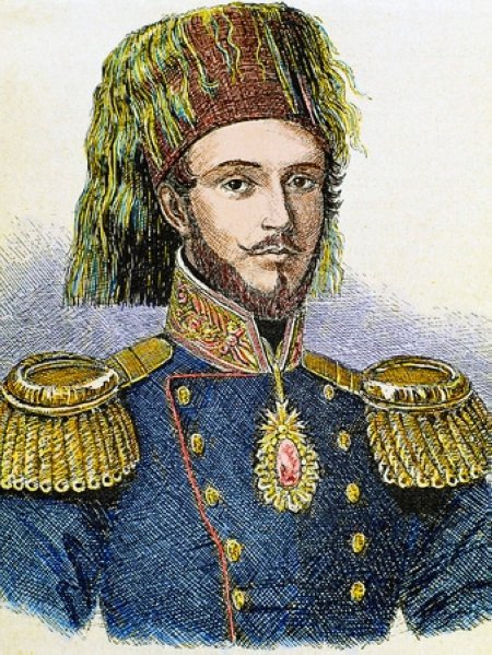 A portrait of Sultan Abdülmecid I.