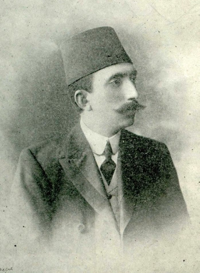 A photo of Sultan Mehmed VI Vahideddin. 