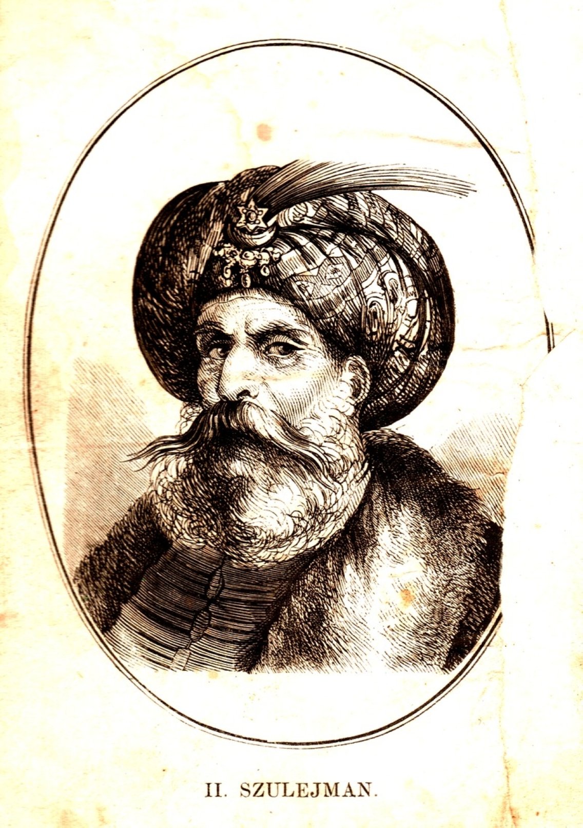 A depiction of Sultan Suleiman II.