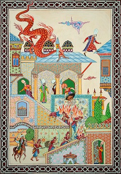 Depiction of the incident (Turkari &ndash; Bulend Ozgen)