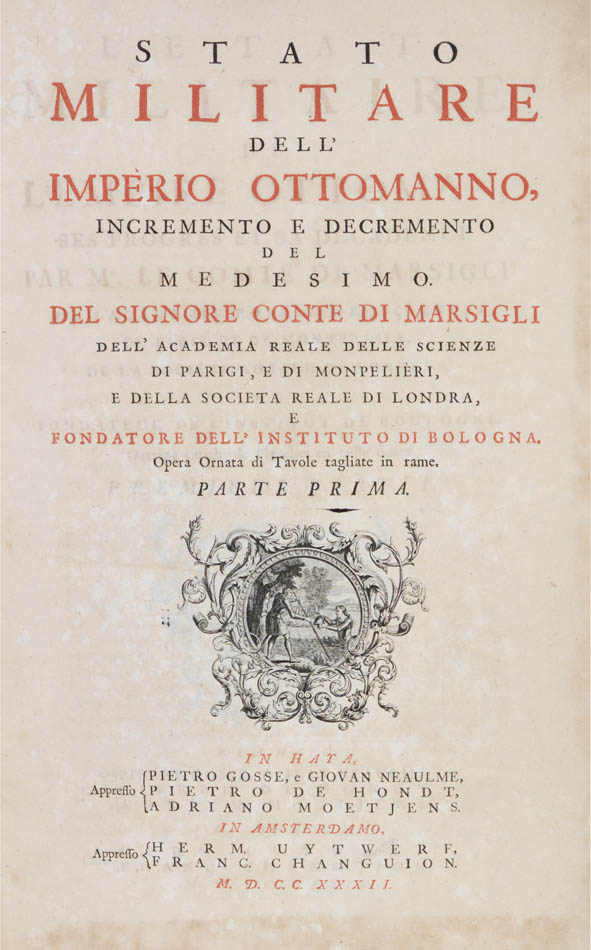 Comte de Marsigli'nin Stato Militare dell’Imperio Ottomano adlı eseri