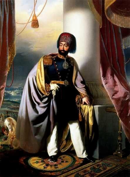Sultan II. Mahmud - Tablo Henry Guillaume Schlesinger