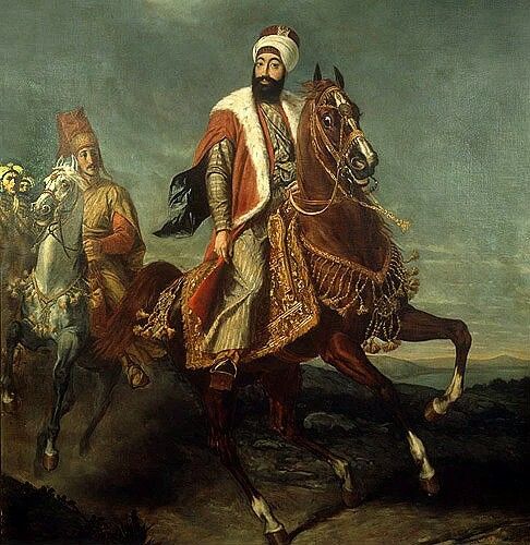 Sultan II. Mahmud Tablo - Hippolite Berteaux