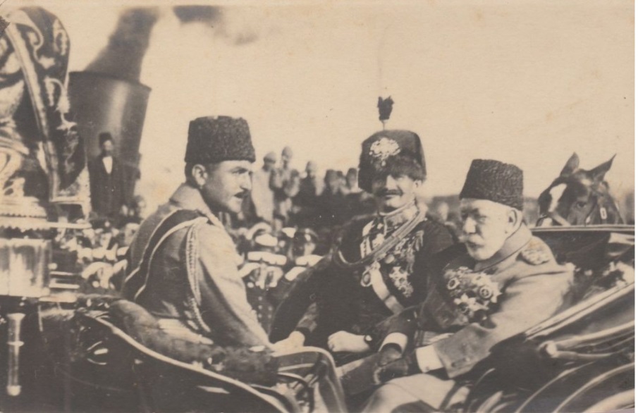 Sultan Reşad, Avusturya İmparatoru Karl ve Enver Pasa