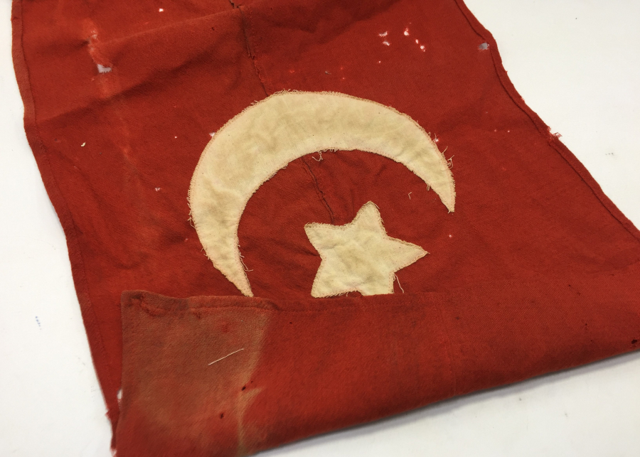 Flag remaining from World War I