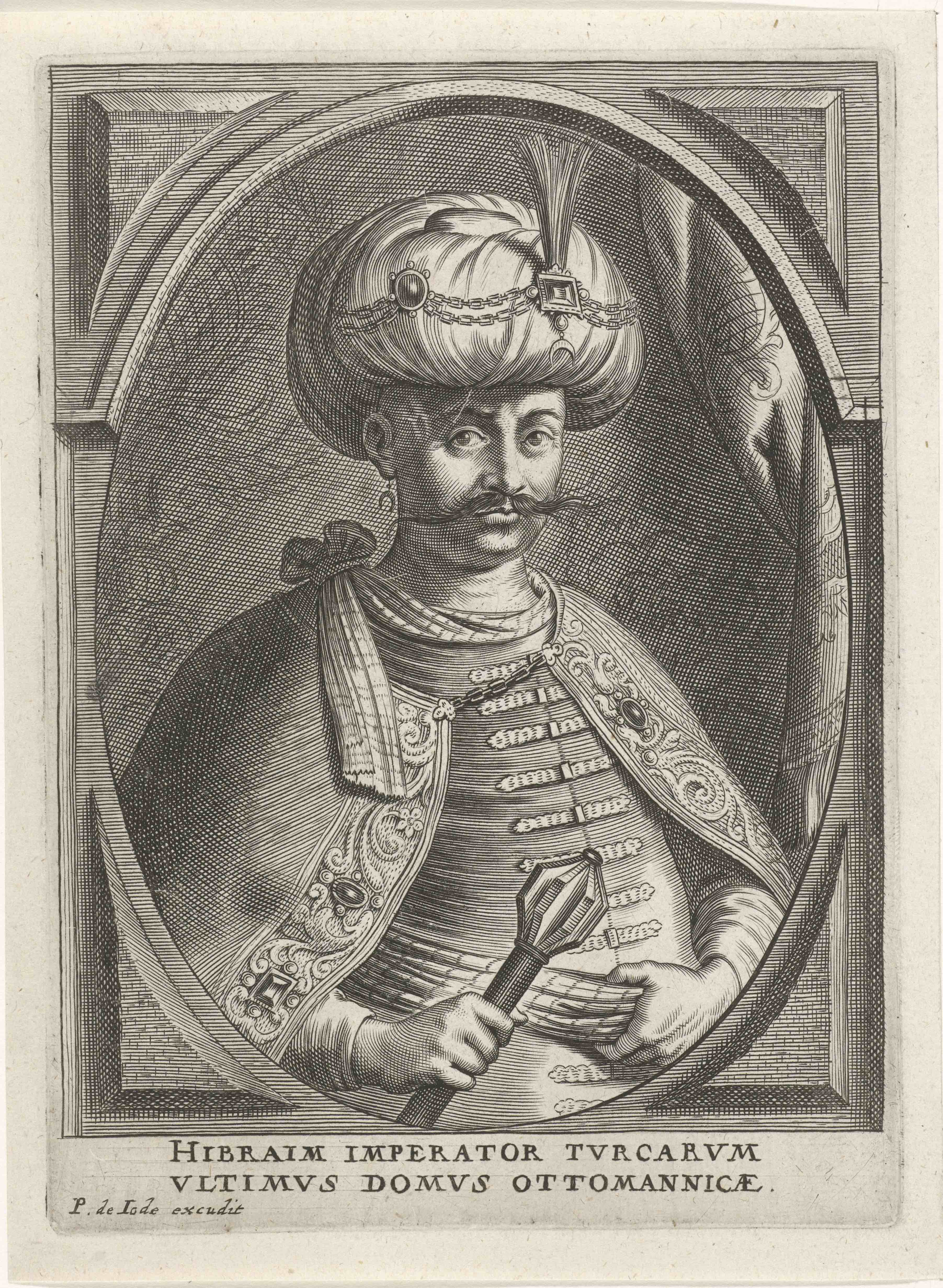 Sultan İbrahim - XVII. Asra ait bir gravür